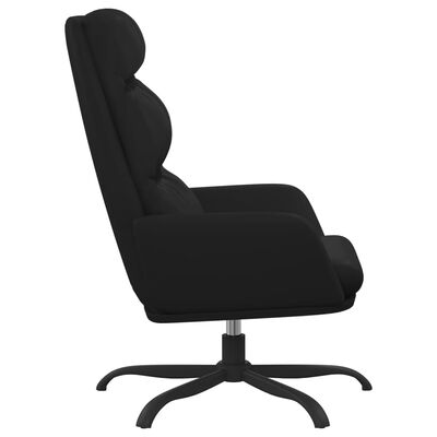 vidaXL Sillón de relax de cuero sintético negro