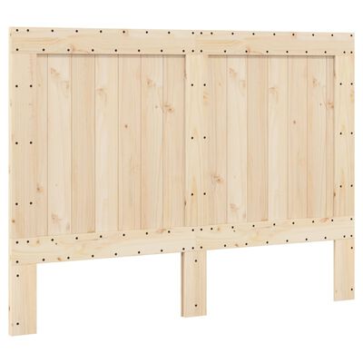 vidaXL Estructura de cama con cabecero madera maciza pino 140x200 cm