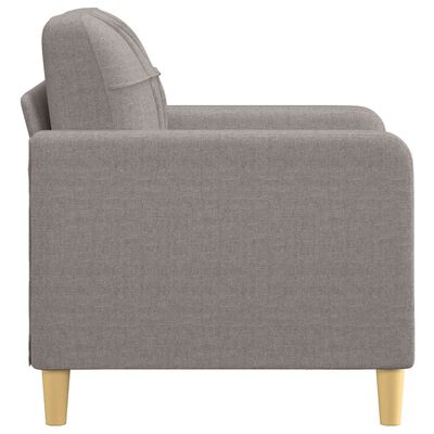 vidaXL Sillón de tela gris taupé 60 cm