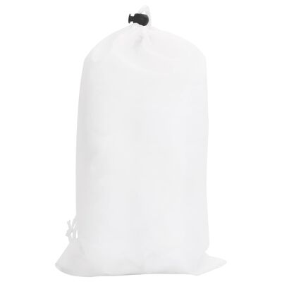 vidaXL Red de camuflaje con bolsa de almacenamiento blanco 721x294 cm