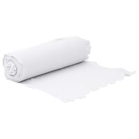 vidaXL Membrana geotextil fibra de poliéster blanco 1x50 m