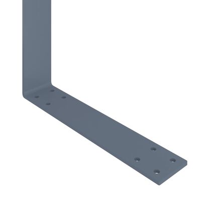 vidaXL Respaldo para sofá palets hierro 110 cm gris claro