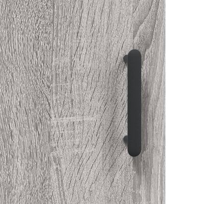 vidaXL Aparador alto madera de ingeniería gris Sonoma 69,5x31x115 cm