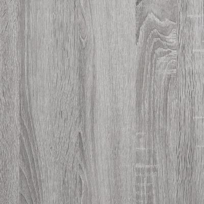 vidaXL Aparador de madera de ingeniería gris Sonoma 100x35x70 cm