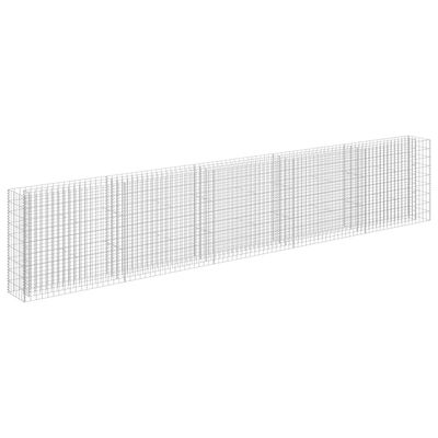 vidaXL Arriate de gaviones de acero galvanizado 450x30x90 cm