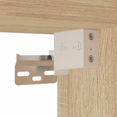 vidaXL Armario de pared madera ingeniería roble Sonoma 80x36,5x35 cm