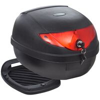 vidaXL Baúl para motos un casco 36 L