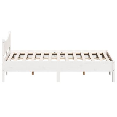 vidaXL Estructura de cama sin colchón madera maciza de pino 160x200 cm