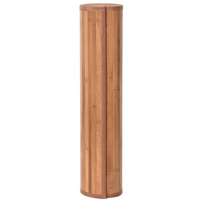 vidaXL Alfombra rectangular bambú color natural 80x1000 cm