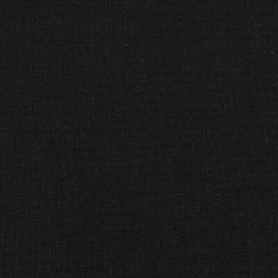 vidaXL Cabecero con orejas de tela negro 83x23x118/128 cm