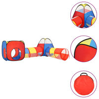 vidaXL Tienda de juegos para niños multicolor 190x264x90 cm