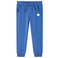 Pantalones de chándal infantiles azul mélange 92