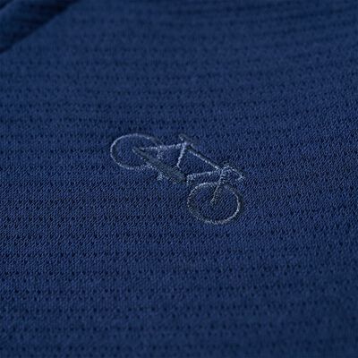 Sudadera infantil con cremallera azul marino 116