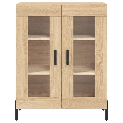 vidaXL Aparador de madera de ingeniería roble Sonoma 69,5x34x90 cm