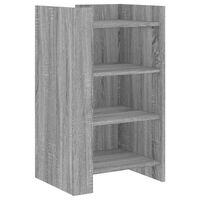 vidaXL Aparador madera de ingeniería gris Sonoma 45x35x75 cm