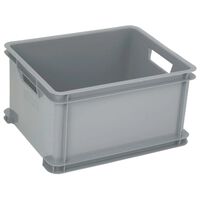 Curver Caja de almacenaje Unibox gris L 30 l