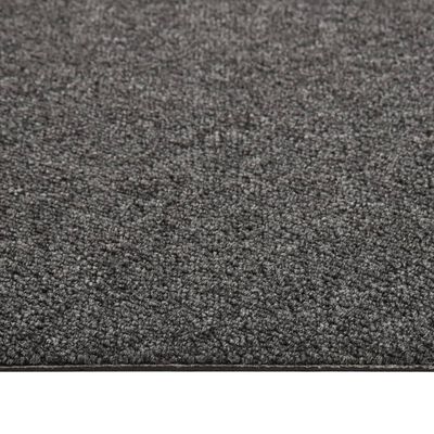 vidaXL Baldosas de suelo de moqueta 20 uds 5m² 50x50cm gris antracita