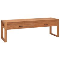 vidaXL Mueble de TV de madera de teca 140x40x45 cm