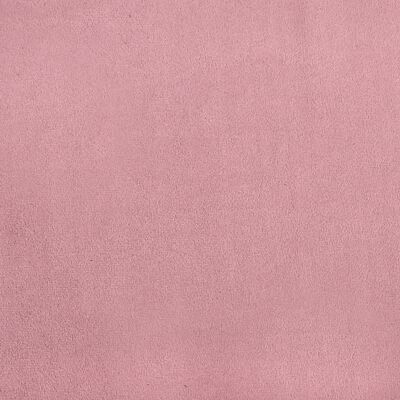 vidaXL Sofá cama nido terciopelo rosa 100x200 cm