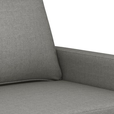 vidaXL Sillón de tela gris oscuro 60 cm