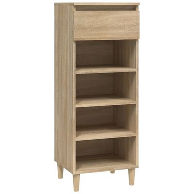 vidaXL Mueble zapatero madera contrachapada roble Sonoma 40x36x105 cm