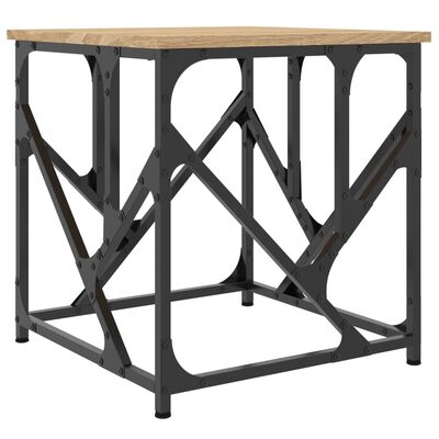 vidaXL Mesa de centro madera de ingeniería roble Sonoma 45x45x47,5 cm