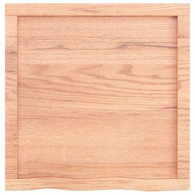 vidaXL Estante pared madera roble tratada marrón claro 60x60x(2-6) cm