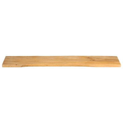 vidaXL Tablero de mesa borde natural madera maciza mango 180x40x3,8 cm