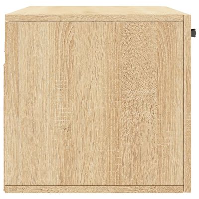 vidaXL Armario de pared madera ingeniería roble Sonoma 80x36,5x35 cm