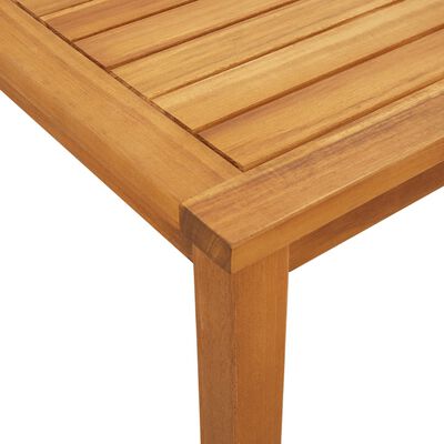 vidaXL Juego de bistro de 3 piezas ratán PE beige y madera de acacia