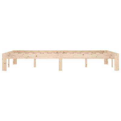 vidaXL Estructura de cama sin colchón madera de pino maciza 120x200 cm