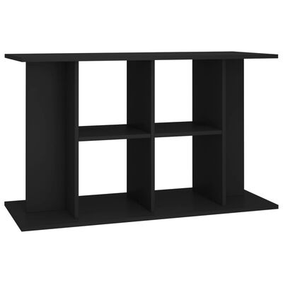 vidaXL Soporte para acuario madera de ingeniería negro 100x40x60 cm