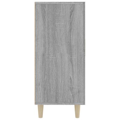 vidaXL Aparador de madera de ingeniería gris Sonoma 90x34x80 cm