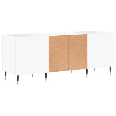 vidaXL Mueble para discos madera contrachapada blanco 121x38x48 cm