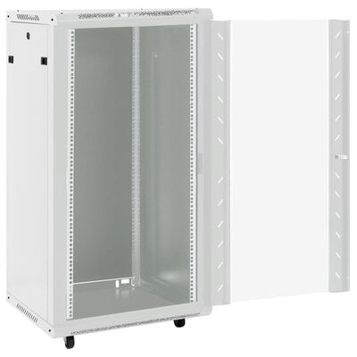 vidaXL Rack de servidores 22U 19" IP20 gris 60x60x120 cm