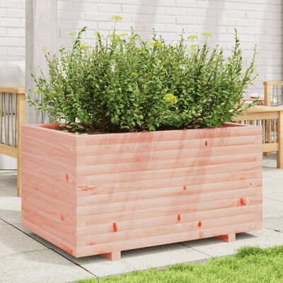 vidaXL Jardinera madera maciza de abeto Douglas 90x60x49,5 cm