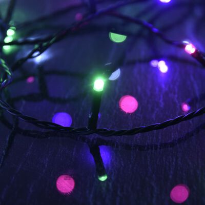 vidaXL Tira de luces con 400 LEDs PVC colores pastel 40 m