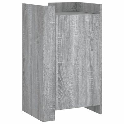 vidaXL Aparador madera de ingeniería gris Sonoma 45x35x75 cm