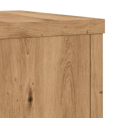 vidaXL Soportes de plantas 2 uds madera roble artisian 20x20x30 cm