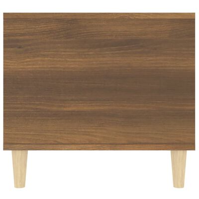 vidaXL Mesa de centro madera contrachapada roble marrón 90x49x45 cm