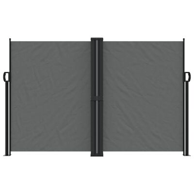 vidaXL Toldo lateral retráctil gris antracita 160x600 cm