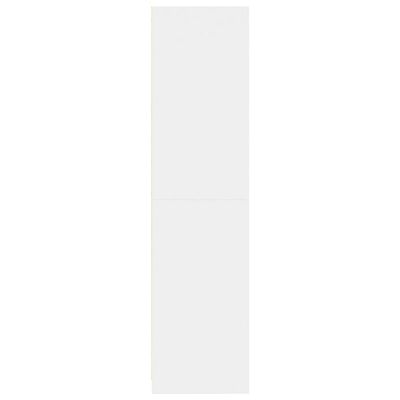 vidaXL Armario de madera contrachapada blanco 50x50x200 cm