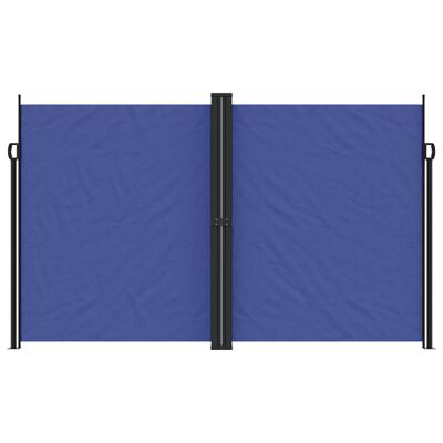 vidaXL Toldo lateral retráctil azul 200x1200 cm