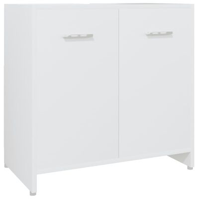 vidaXL Juego de muebles de baño 4 piezas blanco