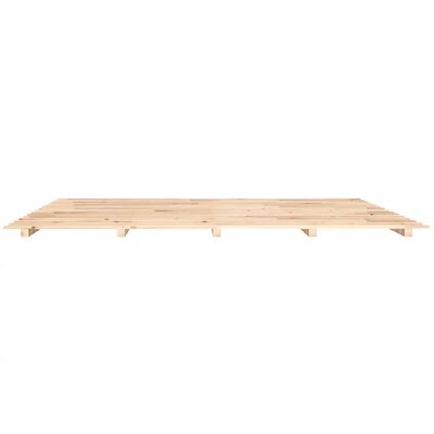 vidaXL Estructura de cama madera maciza de pino 180x200 cm