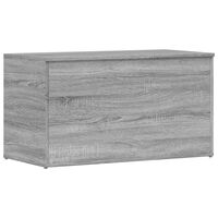 vidaXL Baúl de almacenaje madera contrachapada gris Sonoma 84x42x46 cm