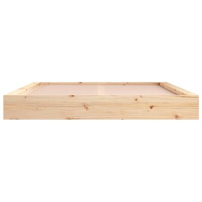 vidaXL Estructura de cama de madera maciza 120x200 cm