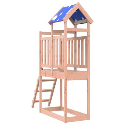 vidaXL Torre de juegos escalera madera abeto Douglas 110,5x52,5x215 cm