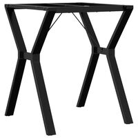 vidaXL Patas de mesa de comedor estructura Y hierro fundido 60x60x73cm