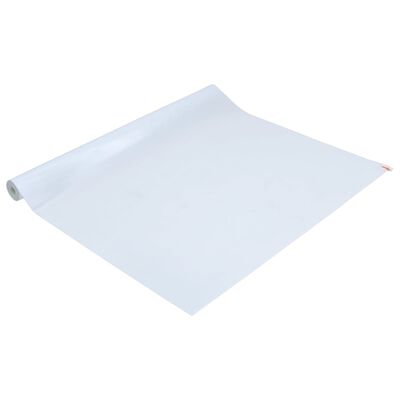 vidaXL Lámina de ventana esmerilada PVC blanco transparente 90x500 cm